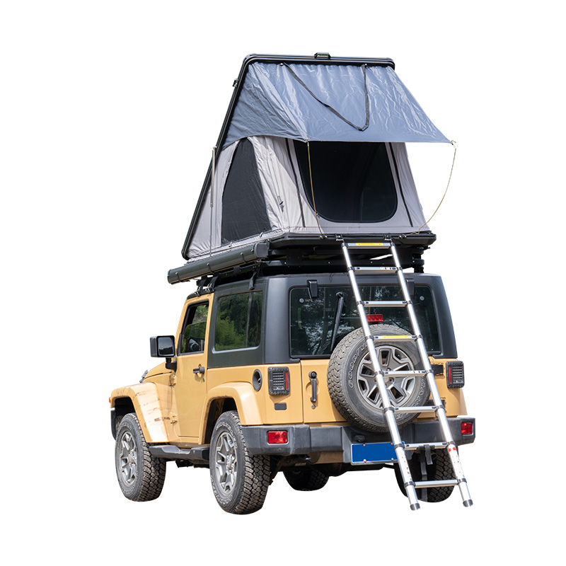 Triangle Hard Shell Aluminium Car Roof Top Tent