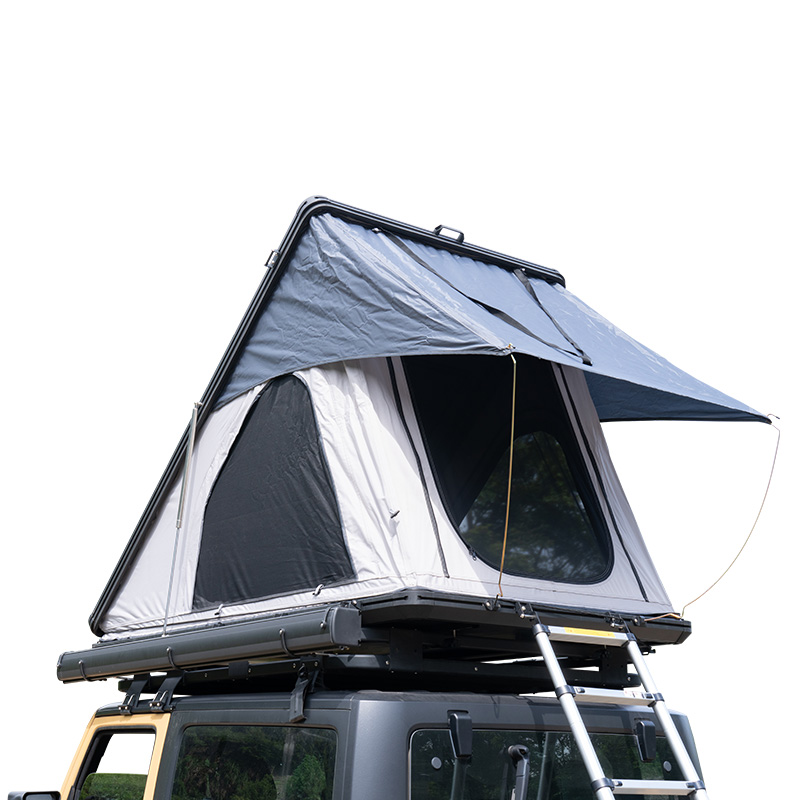 Triangle Hard Shell Aluminium Car Roof Top Tent