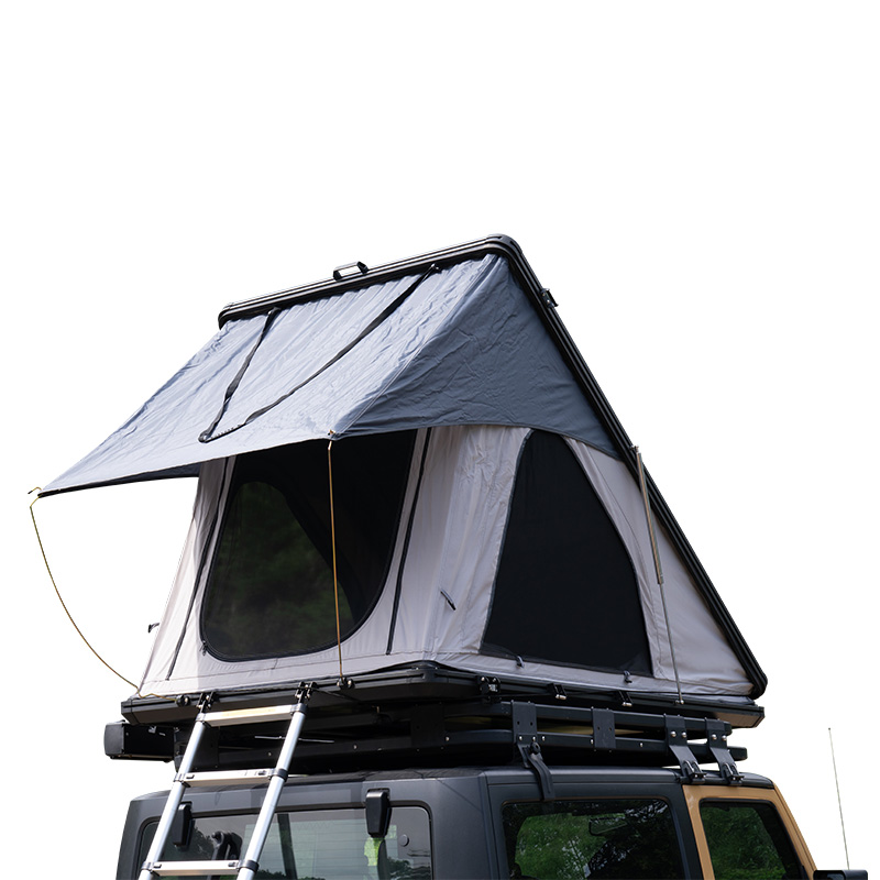 Triangle Hard Shell Aluminium Car Roof Top Tent