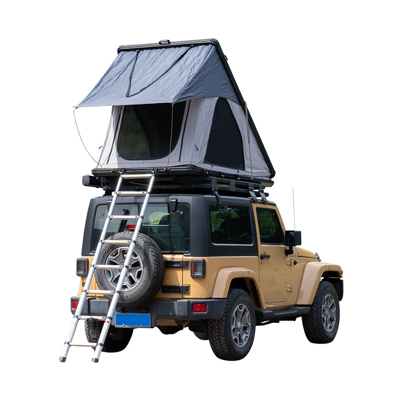 Triangle Hard Shell Aluminium Car Roof Top Tent