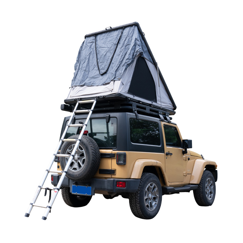 Triangle Hard Shell Aluminium Car Roof Top Tent